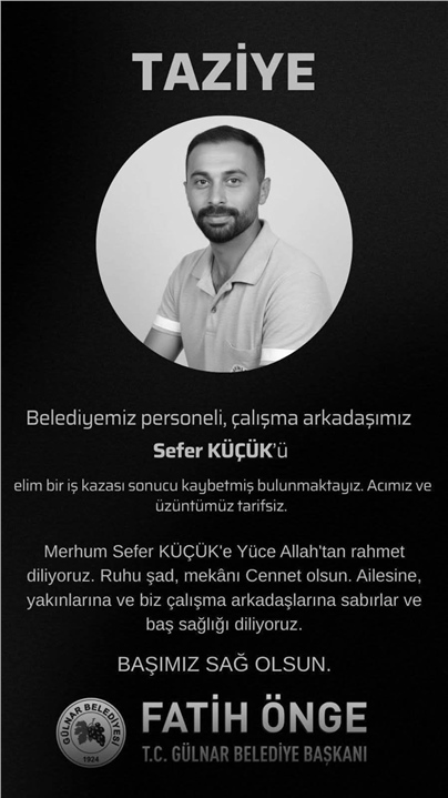 Gülnar’da Silindir Kazası Ölüm Getirdi: Belediye İşçisi Hayatını Kaybetti