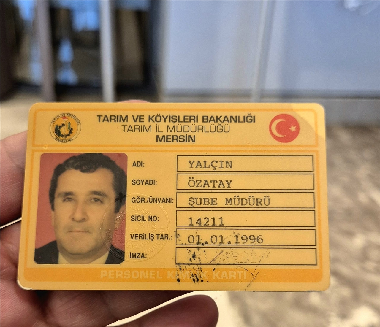 Mersin Eski Gıda Kontrol Şube Müdürü Tarsuslu Yalçın Özatay İstanbul'da Hayatını Kaybetti