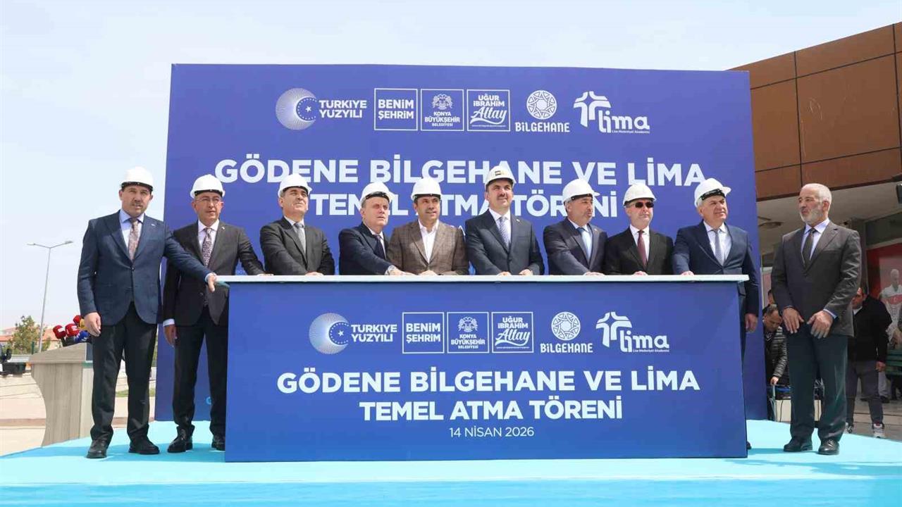 Konya Meram'da Bilgehane, LİMA ve kütüphane binasının temeli atıldı.