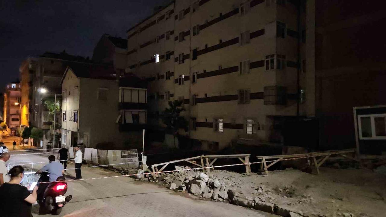 Bahçelievler’de yanında temel kazılan 7 katlı binadan çatlama sesi gelince tahliye edildi - İSTANBUL