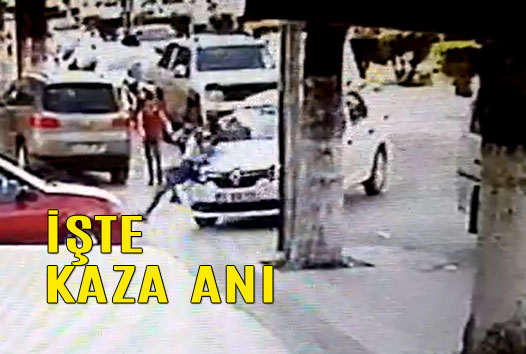 Tarsus'ta Otomobilin Çarptığı Yaya 2 Aracın Arasında Kaldı