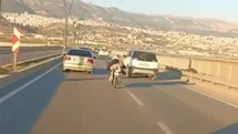 Kahramanmaraş'ta Tehlikeli Motosiklet Sürüşü