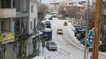 Malazgirt'te Yoğun Kar Yağışı Etkili Oldu
