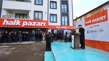 Erzurum'da Yeni Halk Pazarı Açıldı