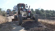 Bozdoğan'da Yol Çalışmaları Devam Ediyor