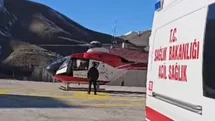 Hamile Kadın Van'a Helikopterle Nakledildi