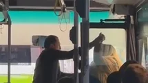 Adana'da Otobüs Kavgası Yaşandı