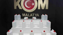 Malatya’da sahte alkol operasyonu