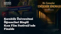 Karabük'ten Bingöl Kısa Film Festivali Başarısı