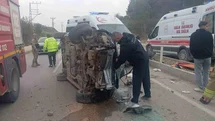 Hatay'da Takla Atan Otomobilde 5 Yaralı