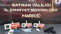 Batman’da narkotik operasyonu: Uyuşturucu madde ve ruhsatsız silah ele geçirildi