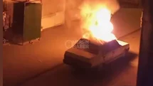 Toroslar'da Gece Mesaisi: Araç Alev Alev Yandı!