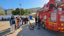 Muğla Büyükşehir Belediyesi gönüllü itfaiyeciler yetiştiriyor