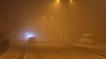 Elazığ'da Gece Saatlerinde Yoğun Sis Etkili Oldu