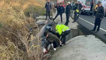 Tekirdağ'da Su Kanalına Düşen Araçta Yaralı Çift