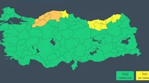 Sinop’un batısı için sarı kodlu kar alarmı