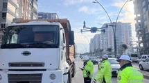 Malatya'da Dron ile Trafik Denetimi