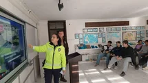 Pehlivanköy'de Trafik Eğitimi Verildi