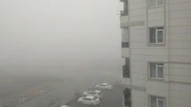 Şanlıurfa’da sis bulutu etkili oldu