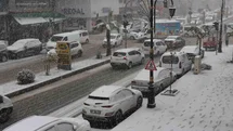 Cizre'de Kar Yağışı Ulaşımı Olumsuz Etkiledi