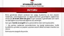 Diyarbakır'da Okullar Tatil Edildi
