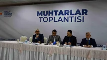 Vezirköprü'de Muhtarlarla Toplantı Yapıldı