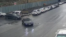 Bahçelievler’de trafik saatinde drift dehşeti kamerada
