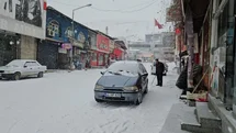 Malatya'da Kar Yağışı Etkili Oluyor