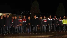 Ordu'da Protokol, Yeni Yılı Görev Başındaki Personelle Kutladı