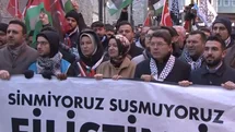 İstanbul'da Büyük Gazze Yürüyüşü Gerçekleşti