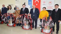 Erzurum'da 128 Yetiştiriciye Süt Sağım Makinesi Desteği