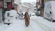 Muş’ta Yoğun Kar Yağışı Etkili Oldu