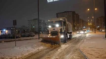 Şehitkamil'de Karla Mücadele Devam Ediyor