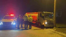 Tekirdağ'da Su Tankeri Kaza Yaptı