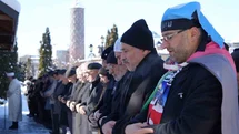 Erzurum'da Şehitler İçin Gıyabi Namaz