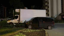 Alanya'da Kavşakta Trafik Kazası