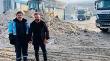 Erzurum'da Kar Temizliği Çalışması Yapıldı
