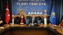 AK Parti Adana Üye Sayısını Açıkladı