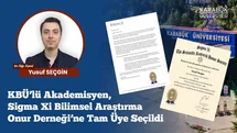 Karabük'te Akademisyen Sigma Xi Üyesi Oldu