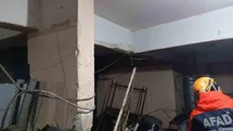 Diyarbakır'da Binada Kolon Çatlağı