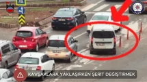 Diyarbakır'da Dronla Şerit Değiştiren Sürücüler Tespit Edildi