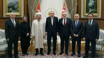 Cumhurbaşkanı Erdoğan Diyanet Başkanı Arpaguş'u Kabul Etti