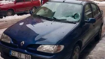 Elazığ'da Buz Düşmesi Sonucu Cam Kırıldı