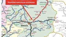 Bingöl-Erzurum Karayolu Tır Trafiğine Kapandı