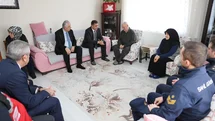 Düzce'de Şehit Ailesine Veda Ziyareti