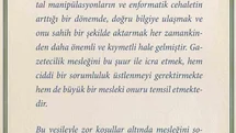 MİT Başkanı Kalın'dan Gazetecilere Kutlama Mesajı