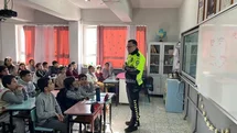 Nazilli’de öğrencilere güvenli trafik eğitimi