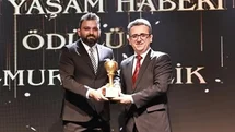 İHA muhabiri Murat Çelik’e "yılın yaşam haberi" ödülü