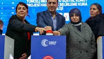 Tunceli'de Sosyal Konut Kura Çekimi Yapıldı