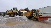 Kütahya'da Karla Mücadele Devam Ediyor